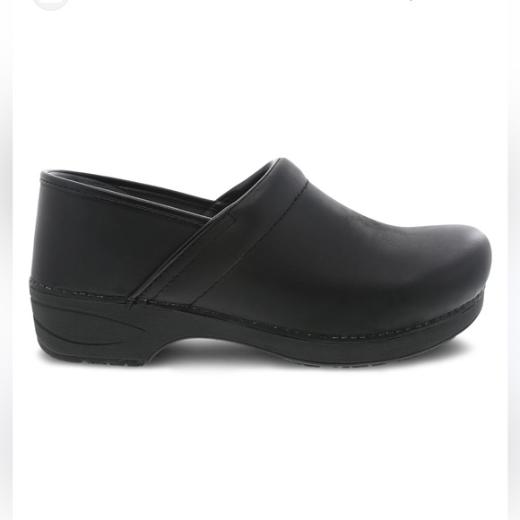 Dansko Black Slip-On Clogs - Picture 1 of 9